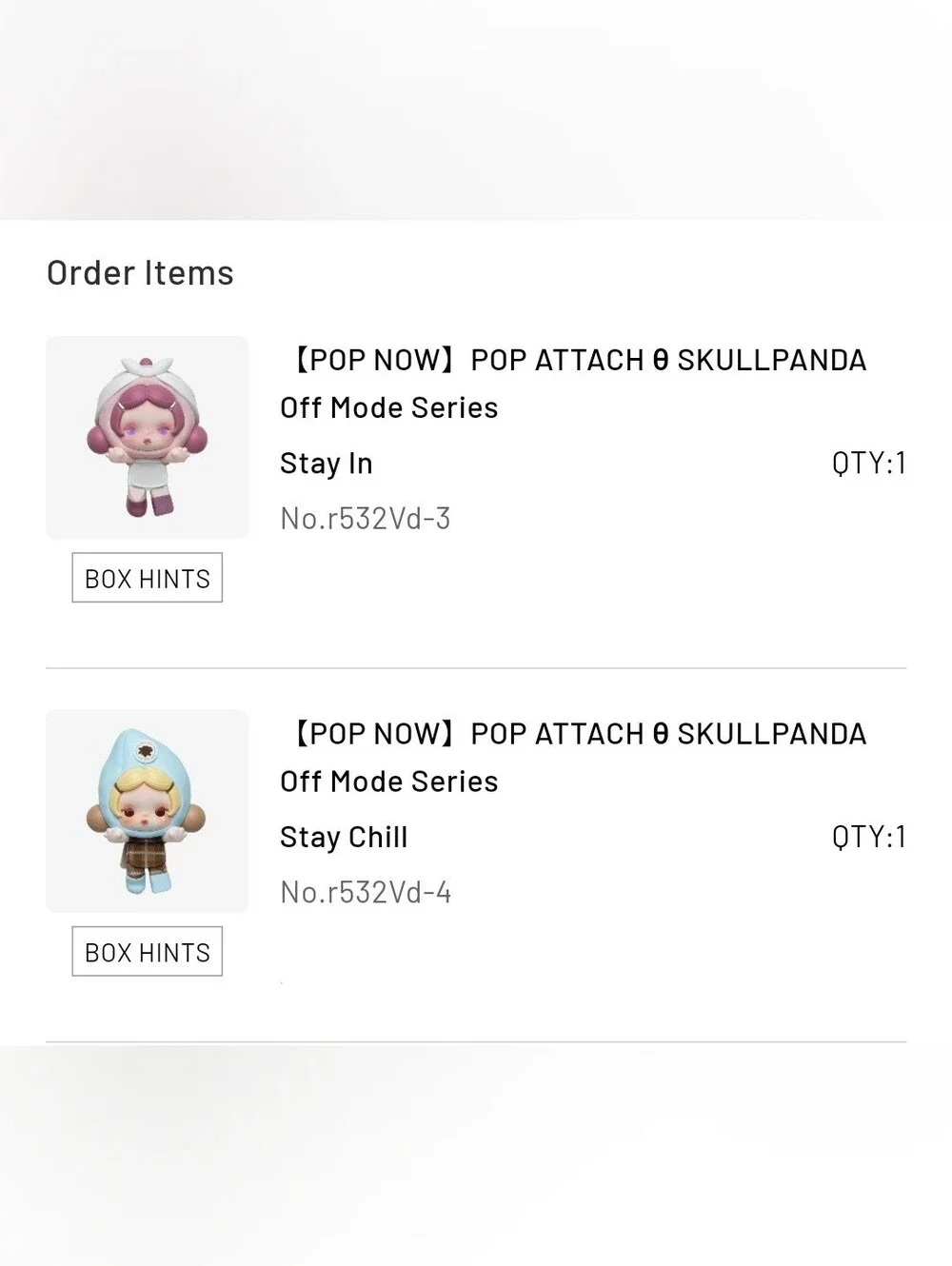 Pop Mart Skullpanda Off Mode Pop Attach- Stay Chill